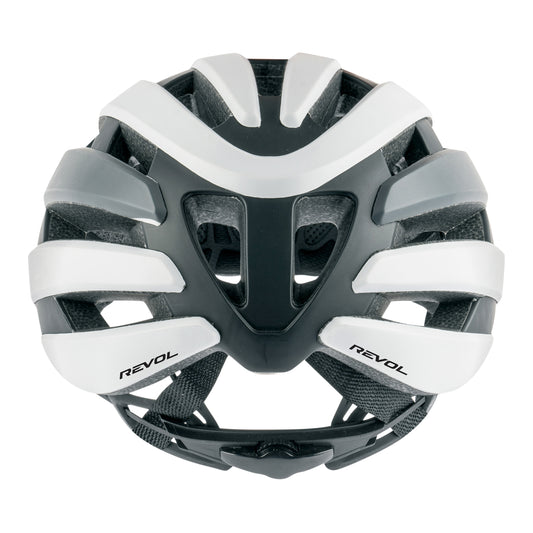 Gist Route Revol Adult Cycling Helmet White-Black Women's and Junior Full In-Mold