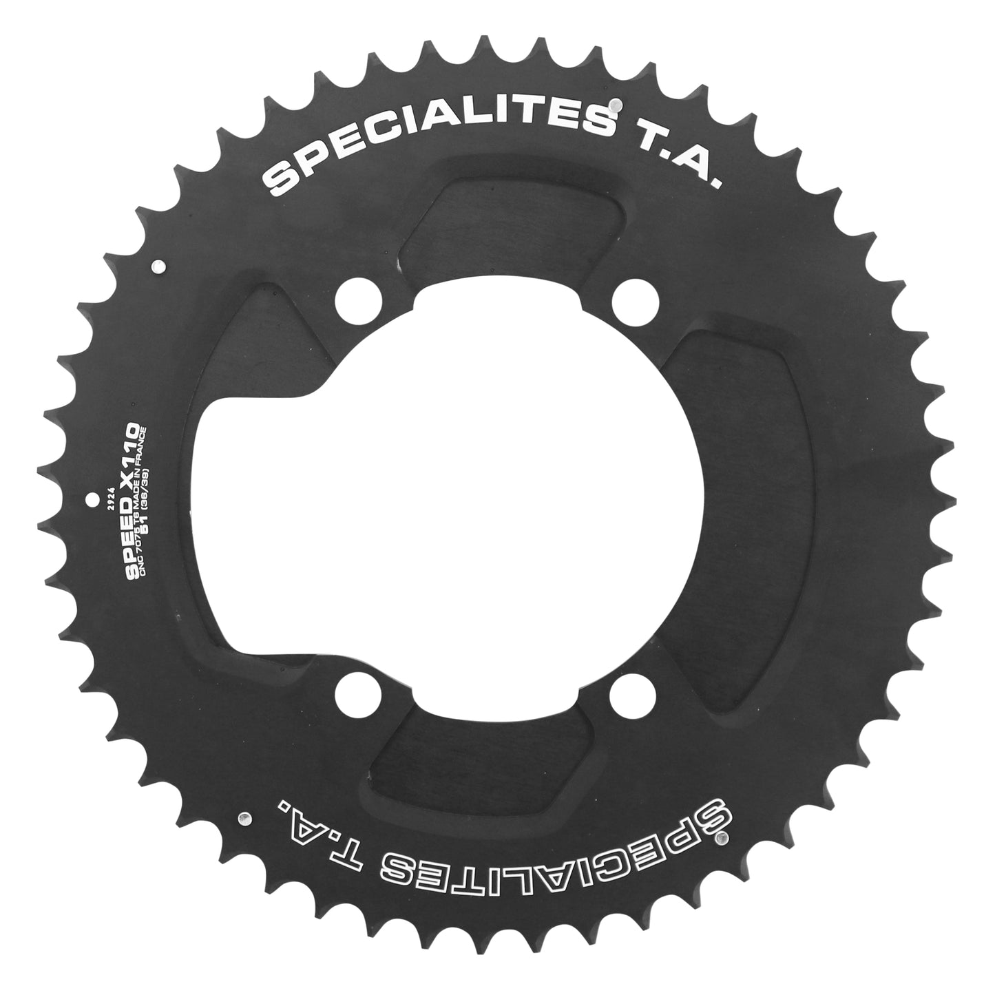 Plateau route TA Speed2 X110 aero D110 pour Ultegra 51D 11V