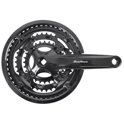Sunrace FCM2B MTB Crankset steel black 170 48x38x28