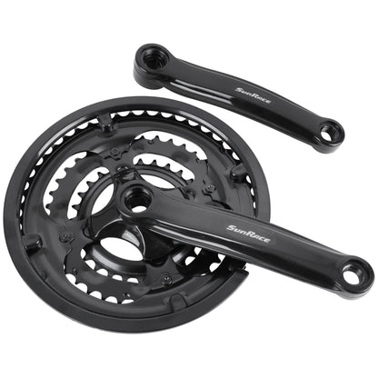 Sunrace FCM2B MTB Crankset steel black 170 48x38x28