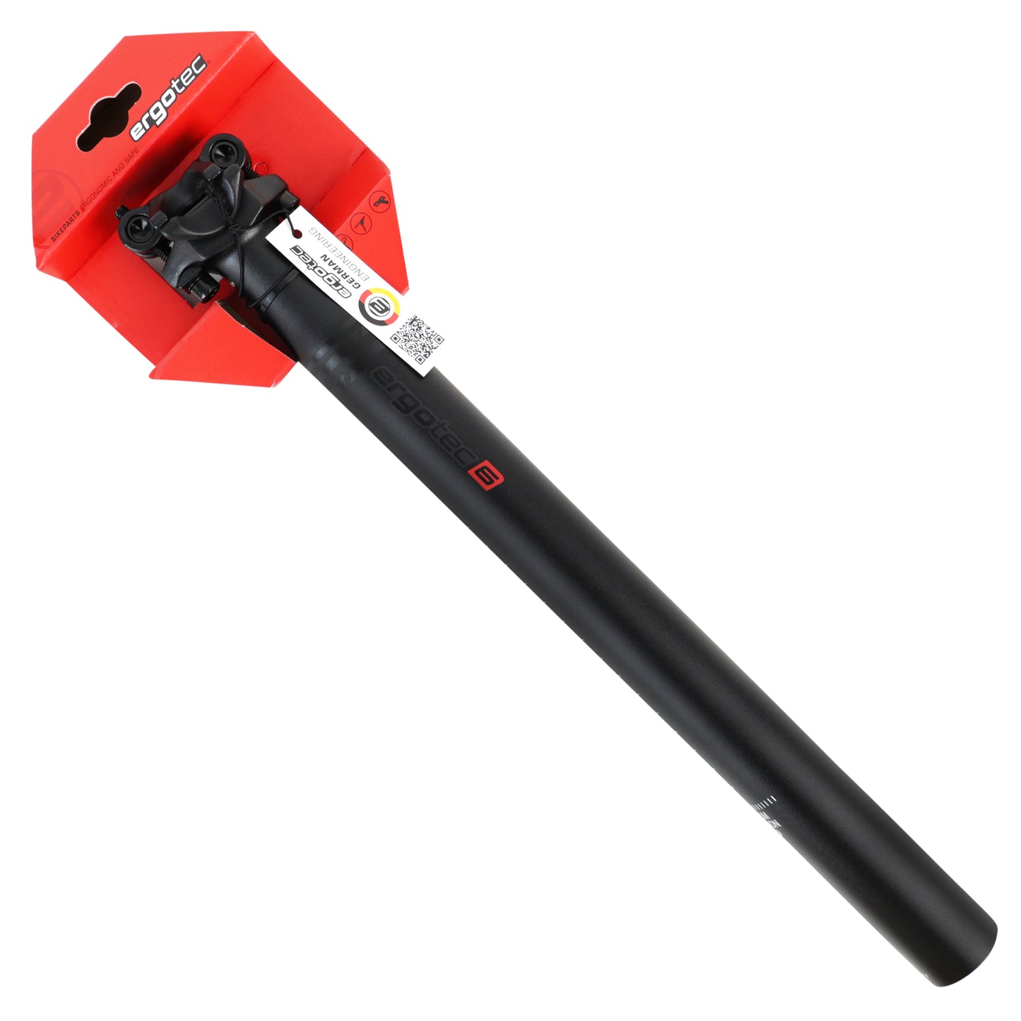 Tige de selle Ergotec Skalar diam 34,9 L400 recul 0