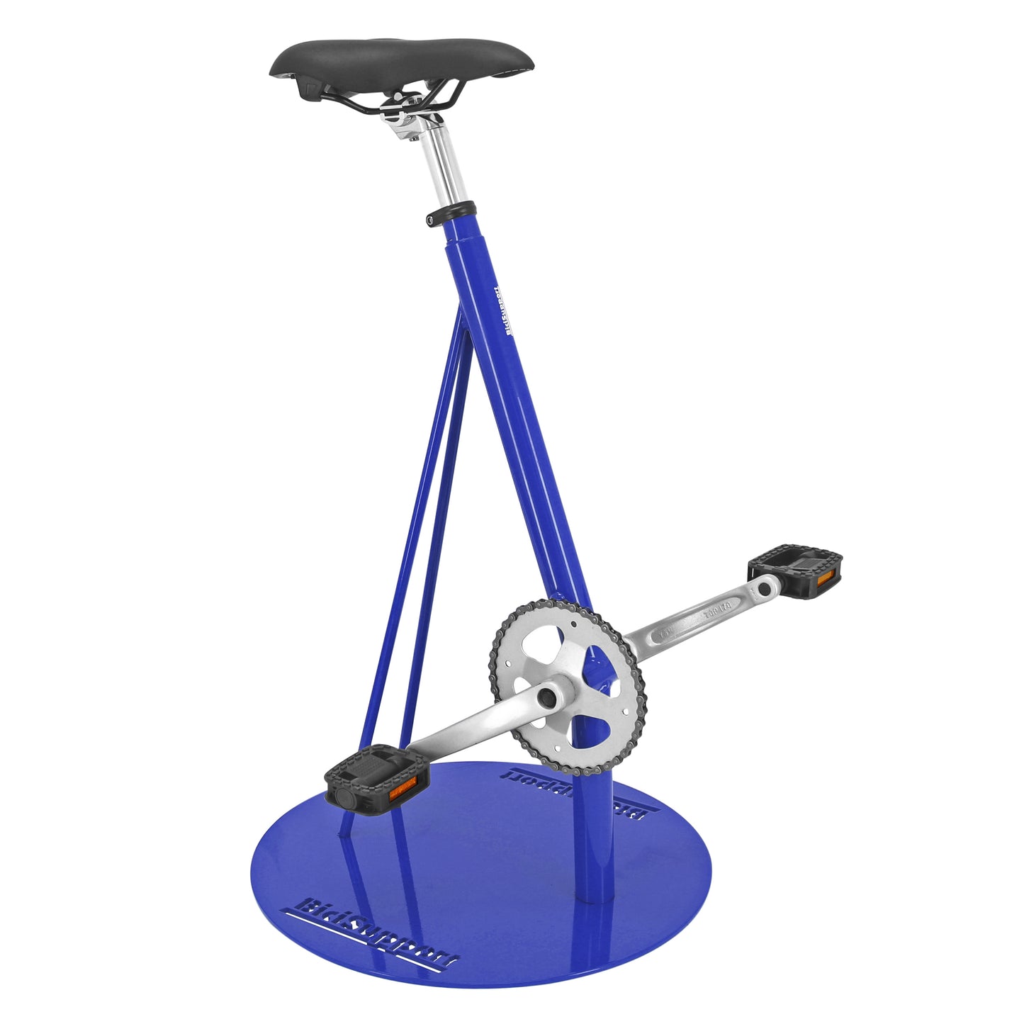 Tabouret à pédale bleu hauteur 80 cm