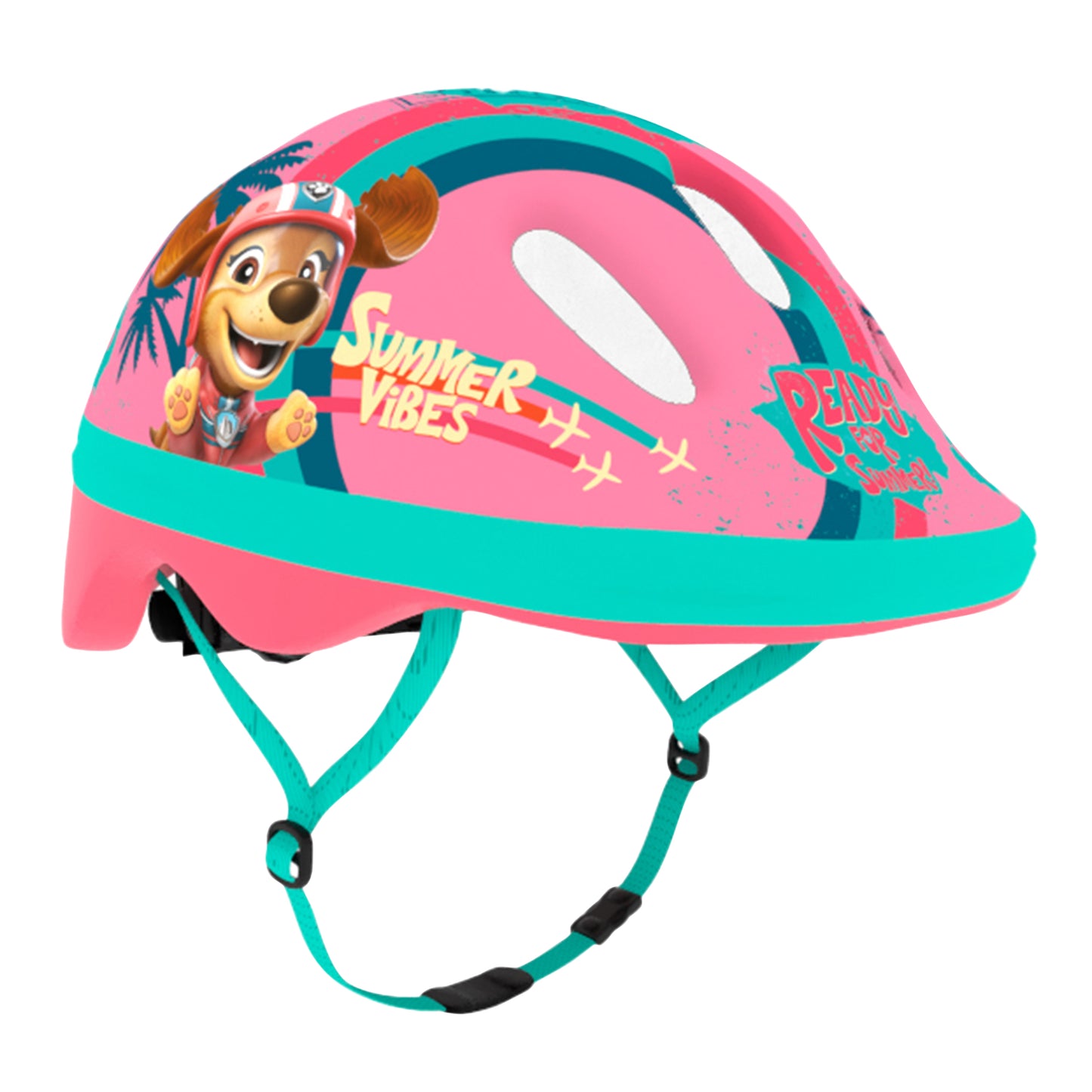 Casque vélo enfant paw patrol rose (pat patrouille)