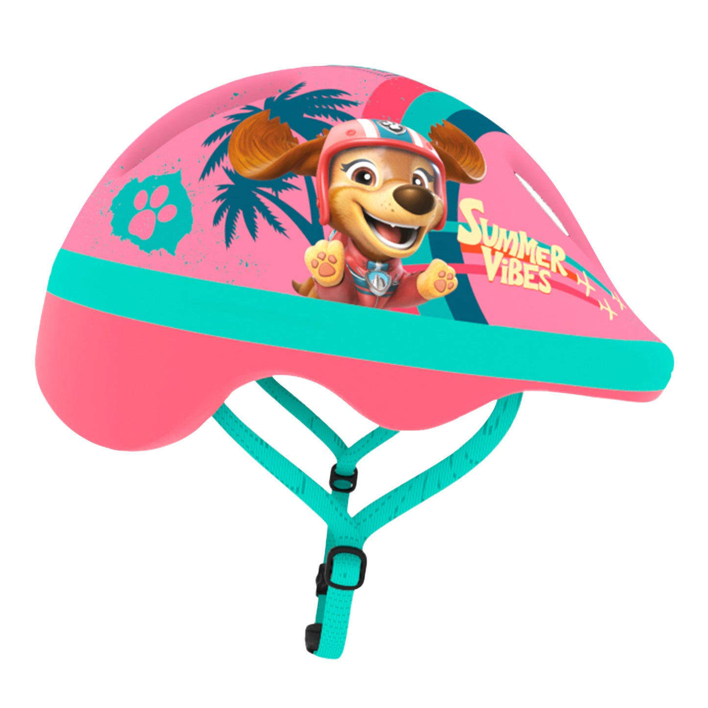 Casque vélo enfant paw patrol rose (pat patrouille)