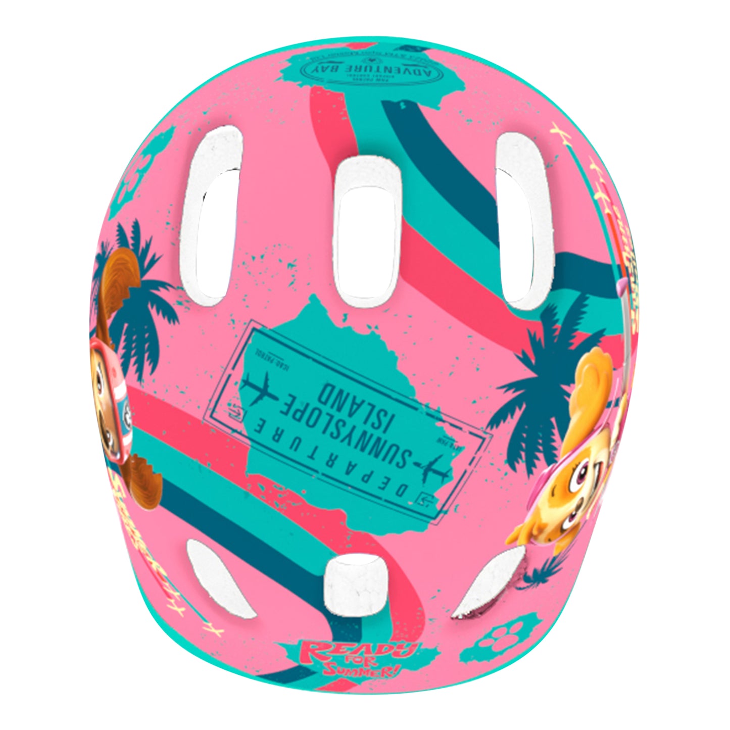 Casque vélo enfant paw patrol rose (pat patrouille)