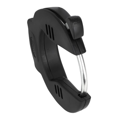 Antivol vélo fer à cheval Abus pro amparo 4750 x nr noir pour passage de roue extra large avec serrure intégrée - sécurité niveau 9-15 -