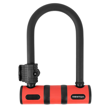 Newton U-lock 13mm with cable and mounting bracket black-red 2 keys -security level 6-