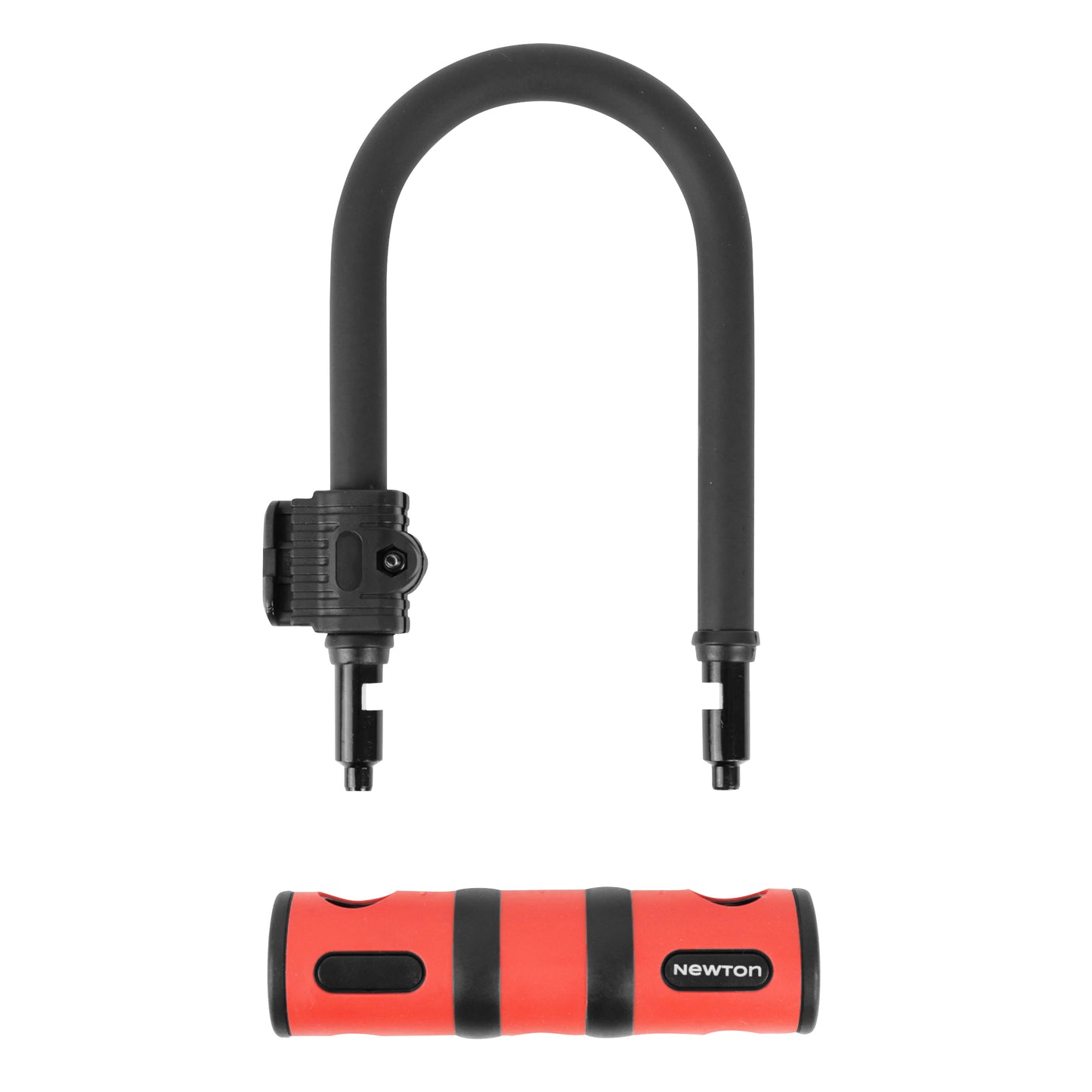 Newton U-lock 13mm with cable and mounting bracket black-red 2 keys -security level 6-