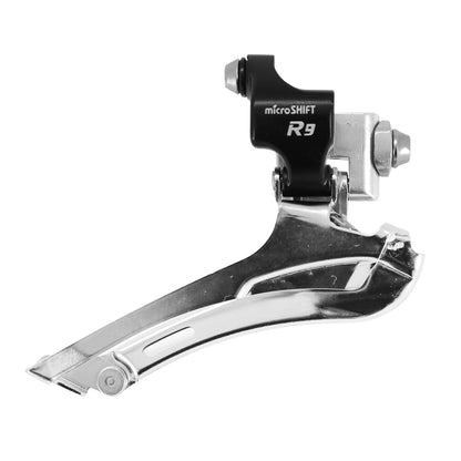 Dérailleur Route avant Microshift 9v. double à braser tirage bas compatible Shimano