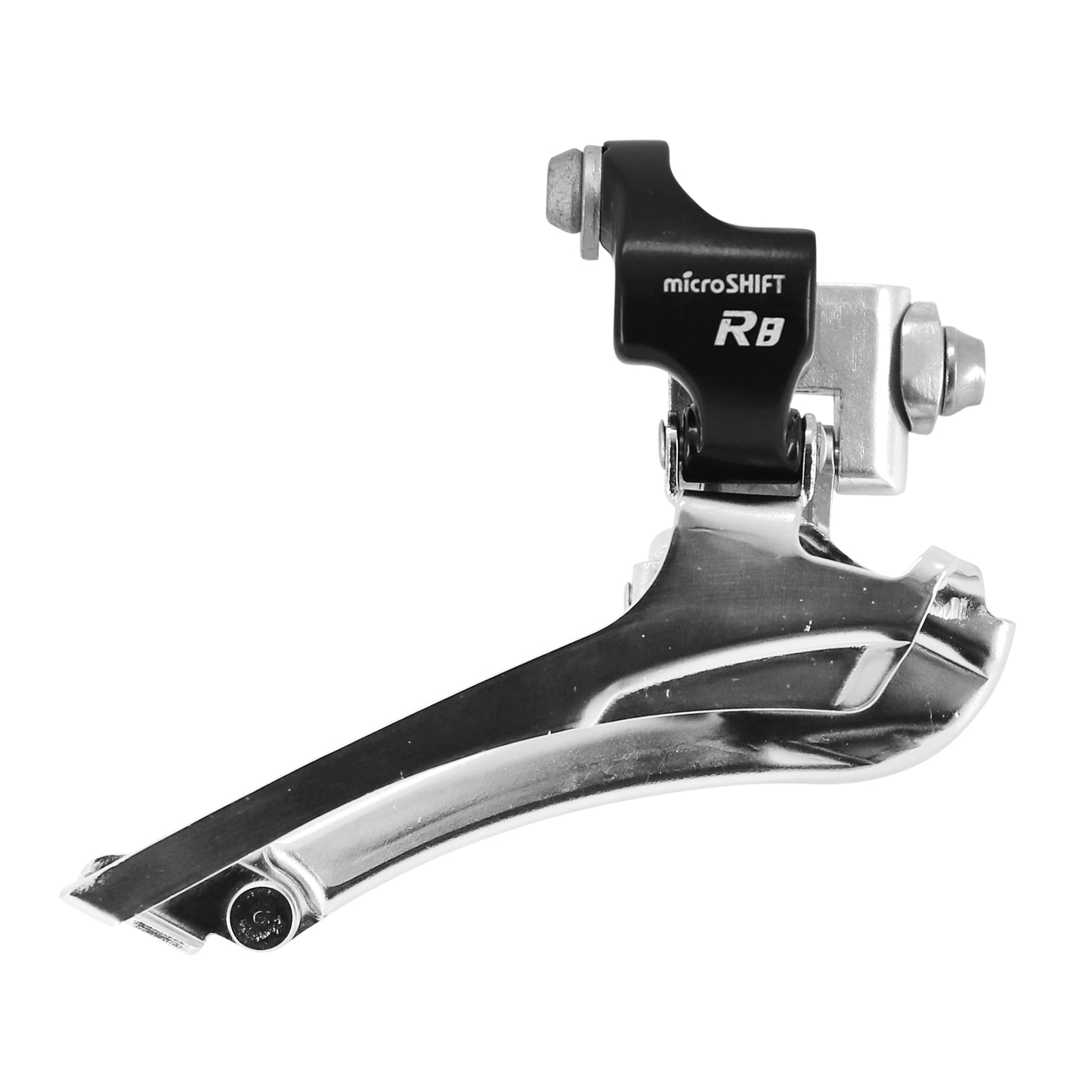 Dérailleur Route avant Microshift 8v. double à braser tirage bas compatible Shimano