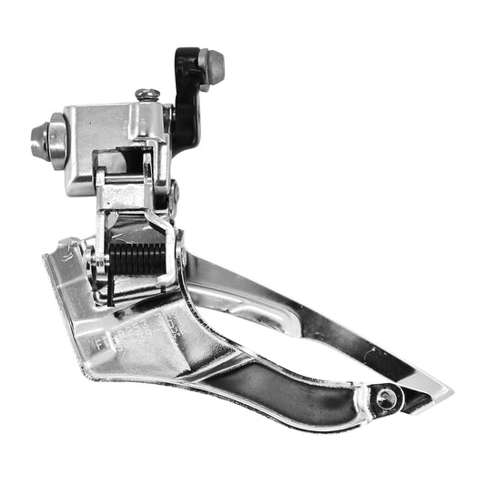 Microshift 8-speed triple braze-on front derailleur for road bikes, bottom pull, Shimano compatible