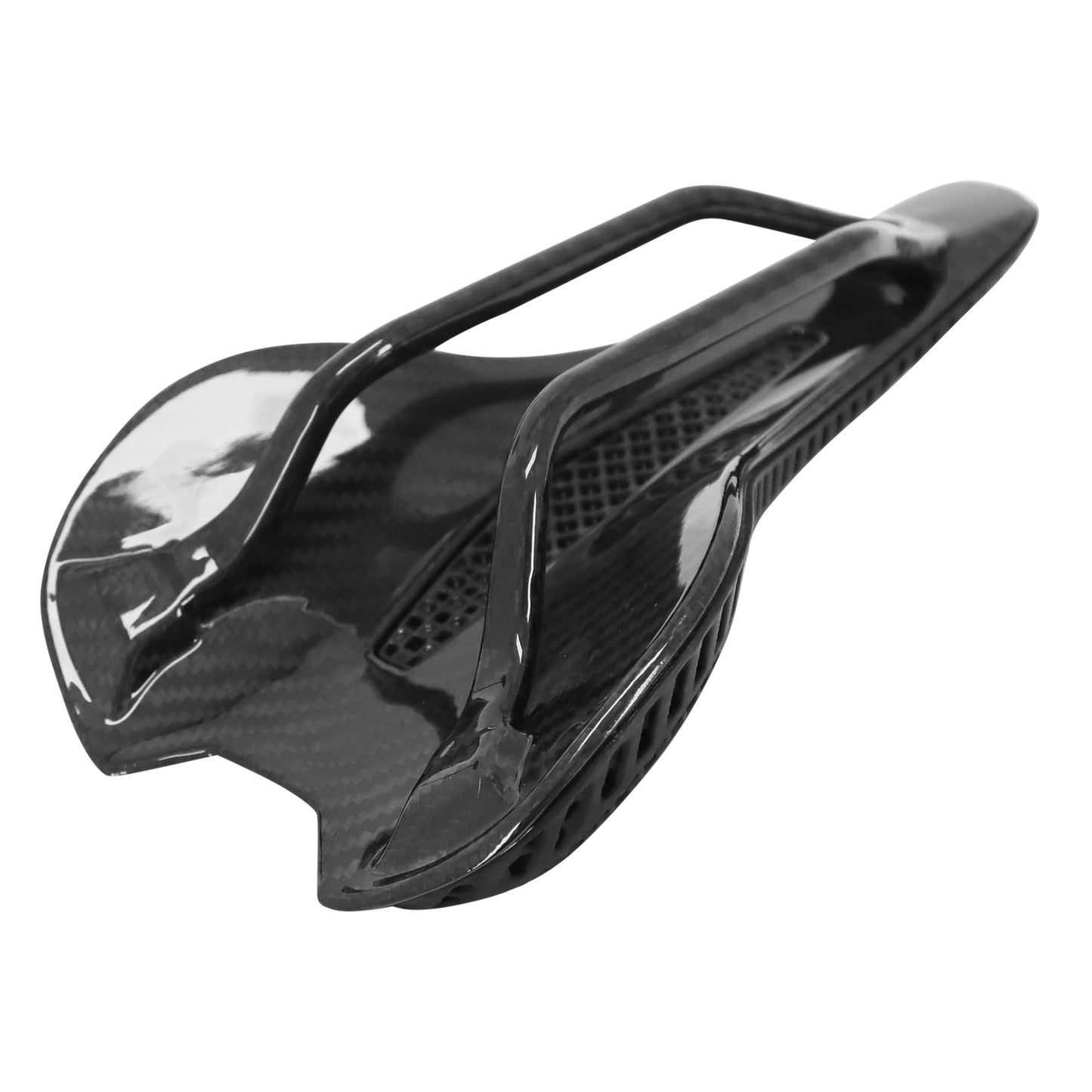 Newton 3D Carbon T804 Black Saddle 265x143 Carbon Rail