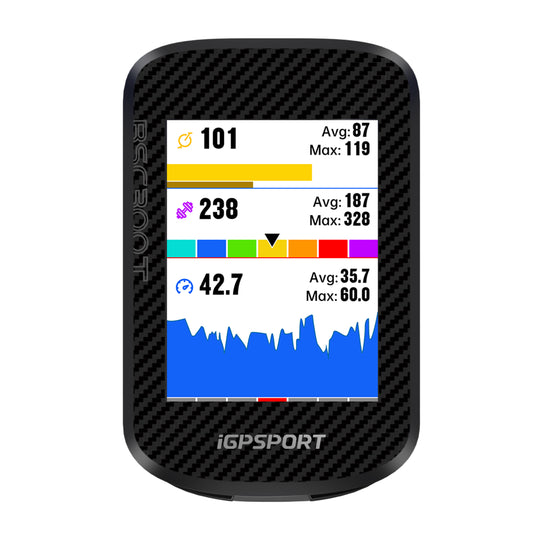 GPS - Igpsport bsc300t color touchscreen laminated LCD computer - mapping - 20h standalone - multi-function compatible + Strava TrainingPeaks and Insta360