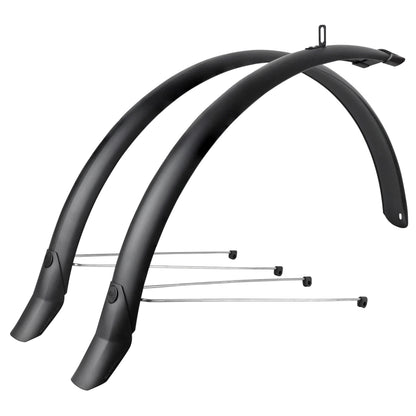 Mudguard 28" City/Hybrid Eurofender Lampo 58mm Matte Black