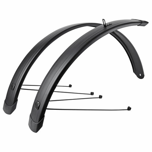 Garde-boue 28" Eurofender Tempo Square 72 mm noir mat