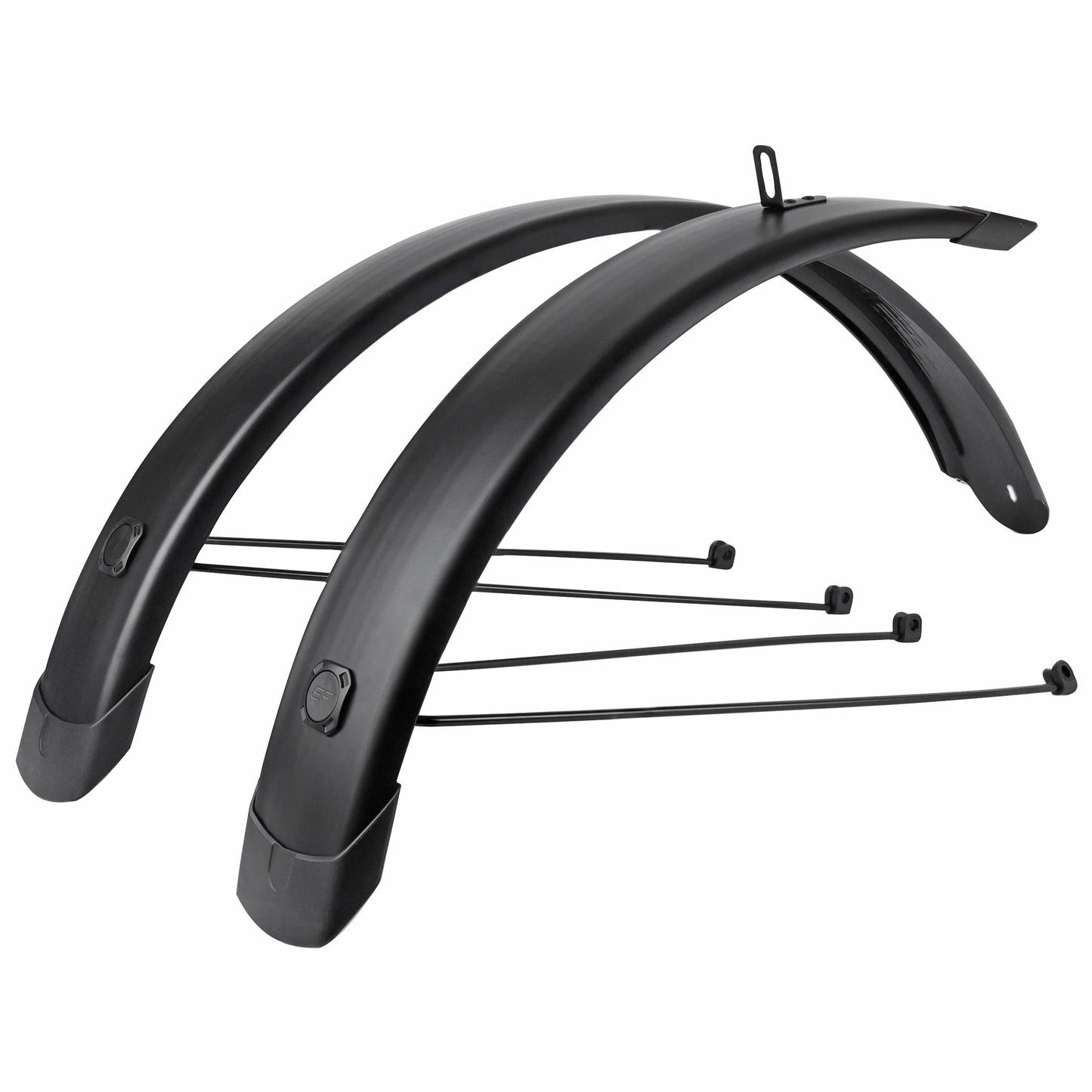 Garde-boue 20" Eurofender Tempo Square 72 mm noir mat