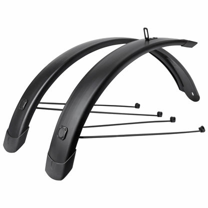 Garde-boue 20" Eurofender Tempo Square 72 mm noir mat
