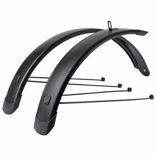 Garde-boue 20" Eurofender Tempo Square 72 mm noir mat