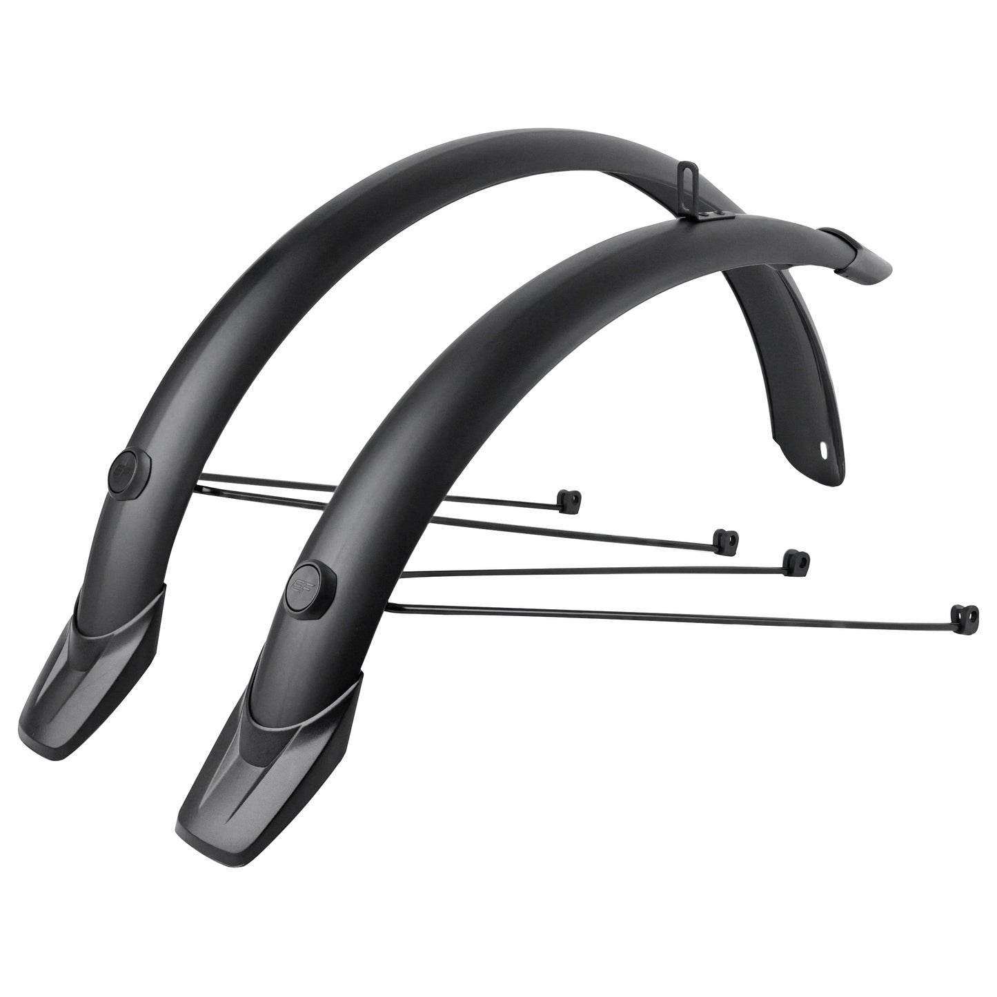 Garde-boue 20" Eurofender Tempo arrondi 58 mm noir mat