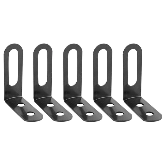 Équerre inox Eurofender 40 mm noir fixation garde-boue (x5)