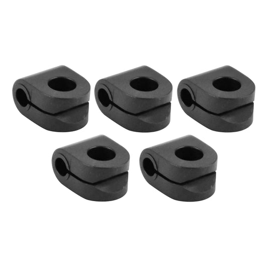 Clip plastique Eurofender noir fixation tringle garde-boue