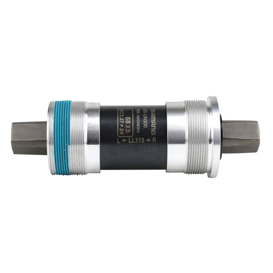 Boîtier pédalier Shimano carré un300 113mm (boîte de 68) filetage anglais - bsc - 1,37x24