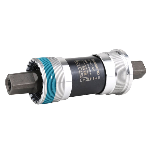 Boîtier pédalier Shimano carré un300 118mm (boîte de 68) filetage anglais - bsc - 1,37x24