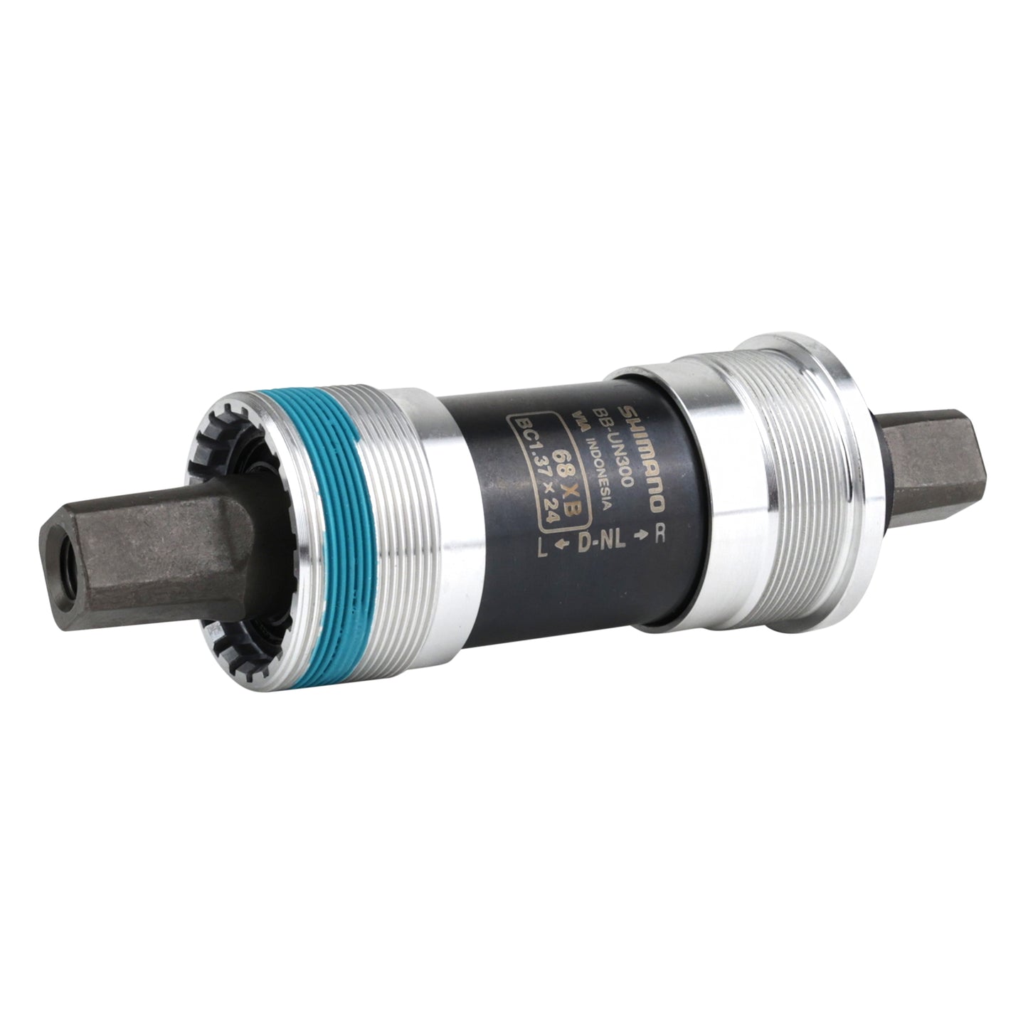 Boîtier pédalier Shimano carré un300 122mm (boîte de 68) filetage anglais - bsc - 1,37x24