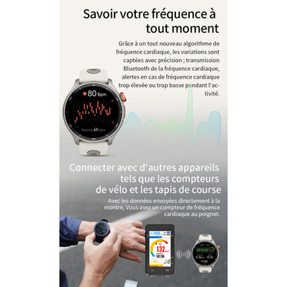 GPS Watch - Igpsport lw10 pink counter - calories - heart rate - sleep - and over 45 health algorithms