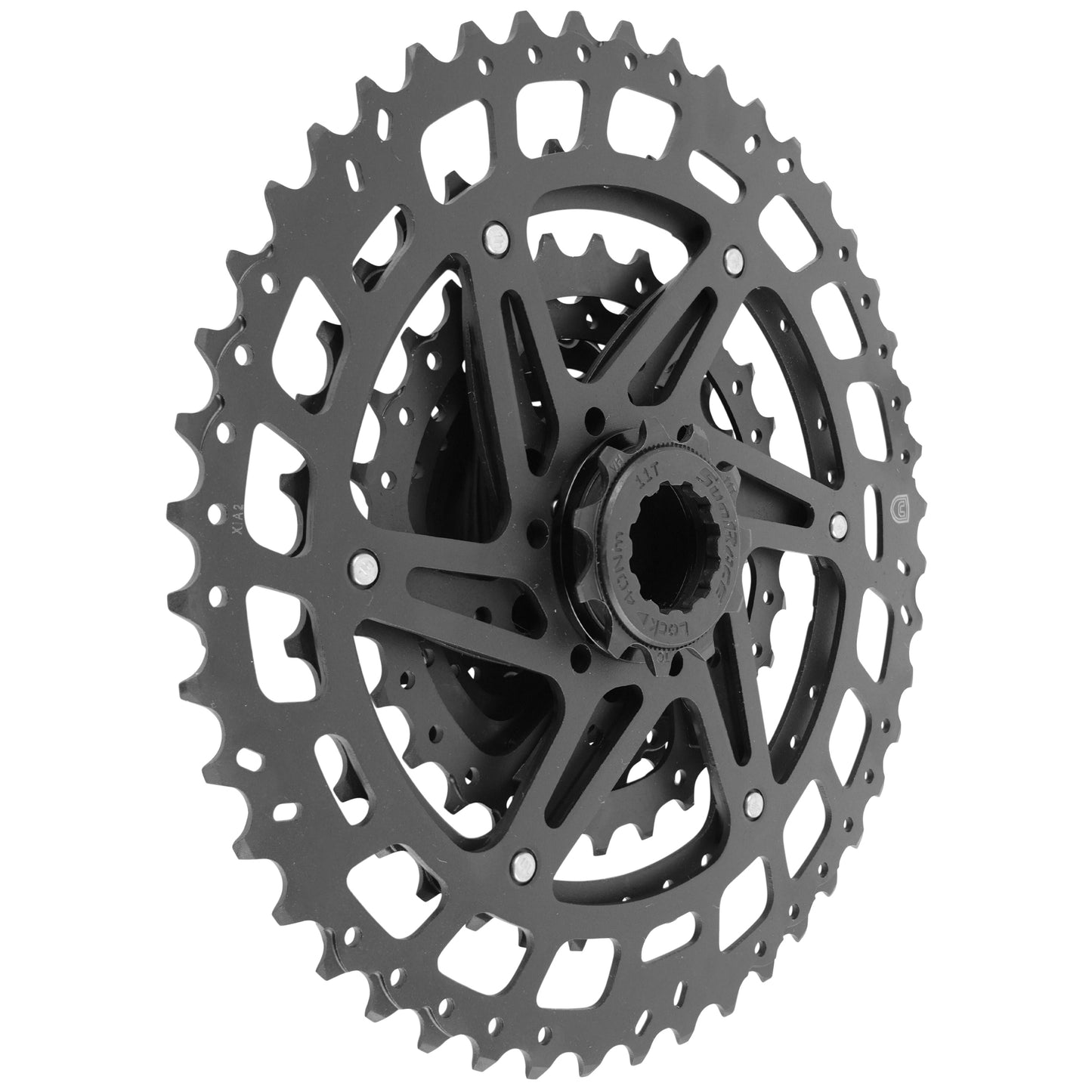 9-speed cassette. Sunrace U-Series CSU980 11-46 MTB black (11-13-15-18-20-23-28-36-46) - Shimano CUES, Linkglide compatible