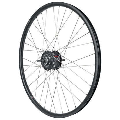 PCP city rear 26" disc wheel Nexus 7 hub centerlock black 19C rim