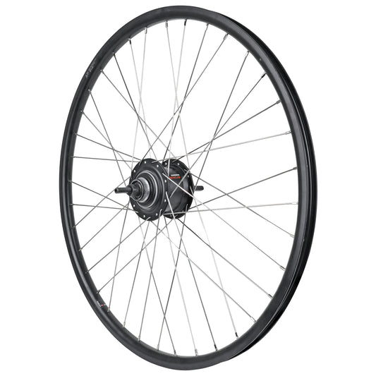 Roue PCP city disque arrière 26" moyeu Nexus 7 centerlock noir jante 19C