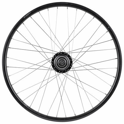 PCP city rear 26" disc wheel Nexus 7 hub centerlock black 19C rim