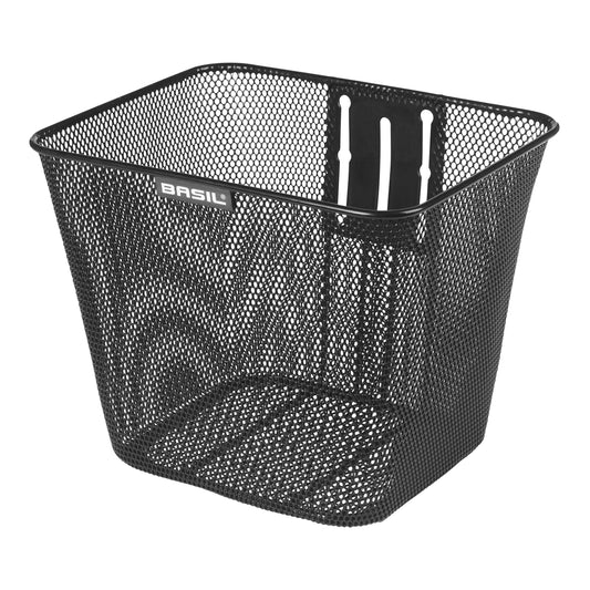 Panier avant acier Basil Bilbao noir pour potence