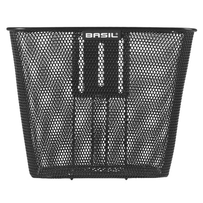Panier avant acier Basil Bilbao noir pour potence