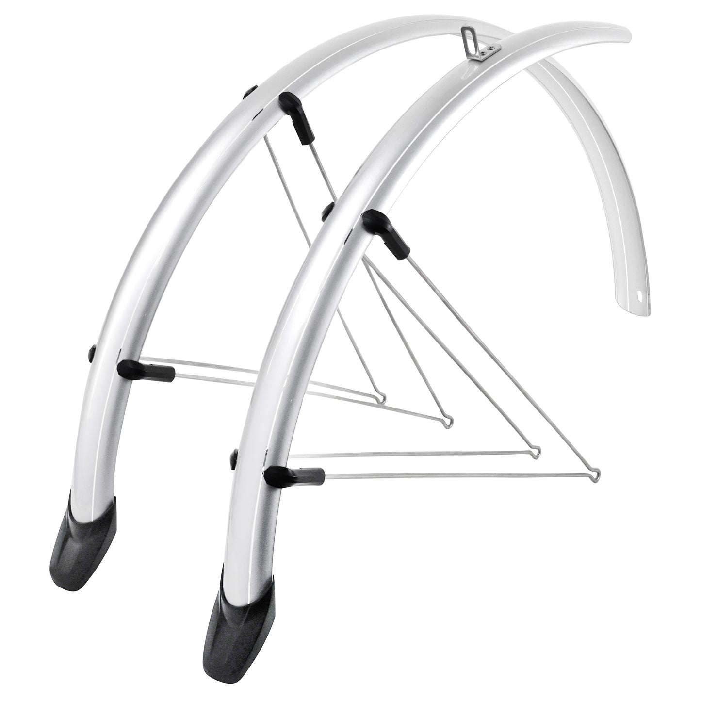 Mudguards 28" Eurofender Rapido 46 mm silver (pair)
