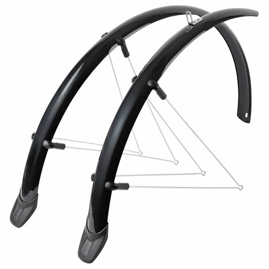 Garde-boue 28" Eurofender Rapido 46 mm noir (paire)