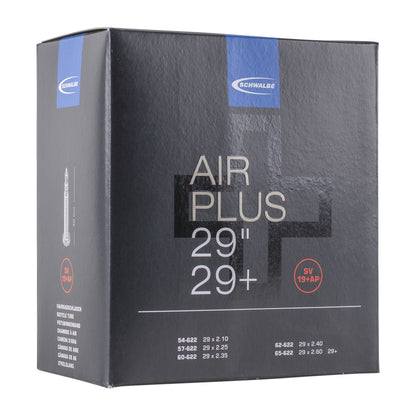 Chambre à air vélo 29 x 2.10-2.60 Schwalbe air plus valve presta 40mm (sv19)