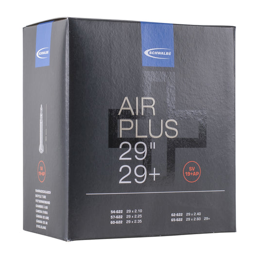 Chambre à air vélo 29 x 2.10-2.60 Schwalbe air plus valve presta 40mm (sv19)