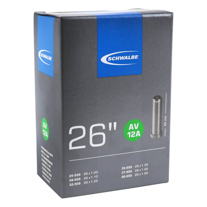 Chambre à air vélo 26 x 1.00-1.50 Schwalbe valve standard 40mm (av12a)