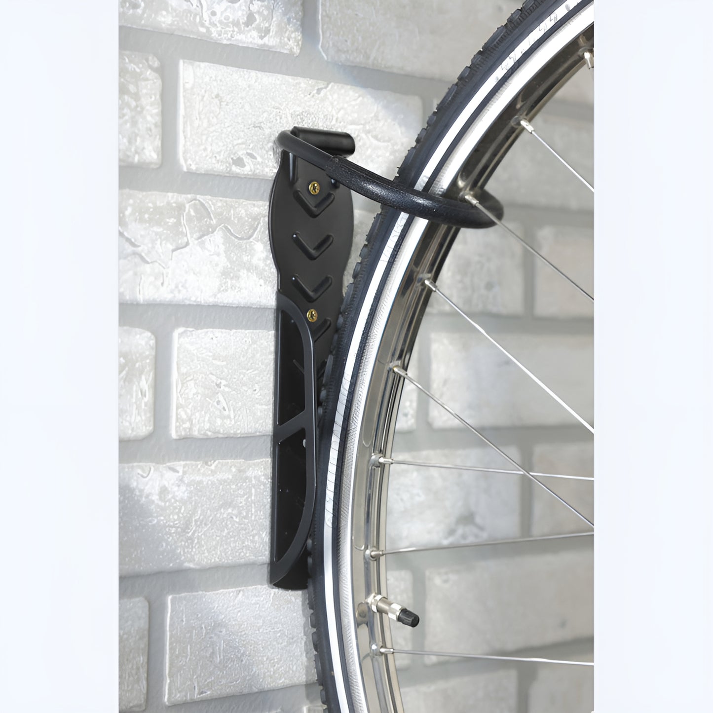 Mottez Wall Mount Bike Hook with Anti-Theft System