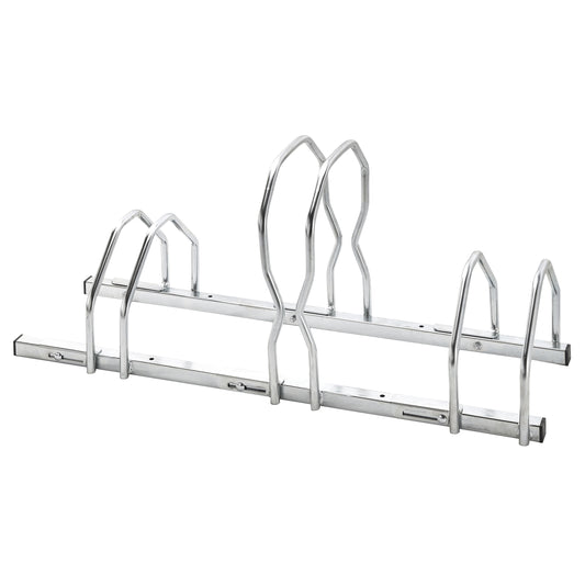 Mottez 3-Bike Garage Rack adjustable width 2 levels