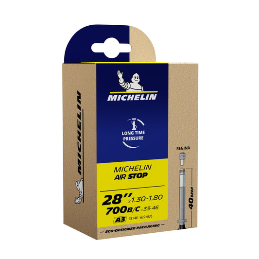 Chambre à air vélo 700 x 33-46 Michelin a3 valve regina 40mm