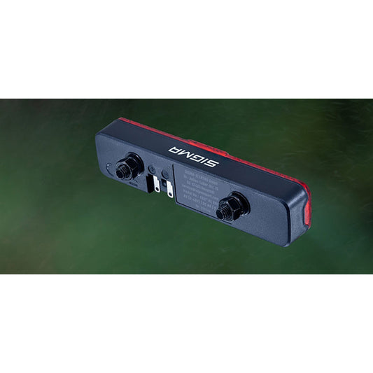 Eclairage vélo vae - e-bike arrière sur porte bagage Sigma eox rl rack 6-48v