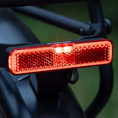 Eclairage vélo vae - e-bike arrière sur porte bagage Sigma eox rl rack 6-48v