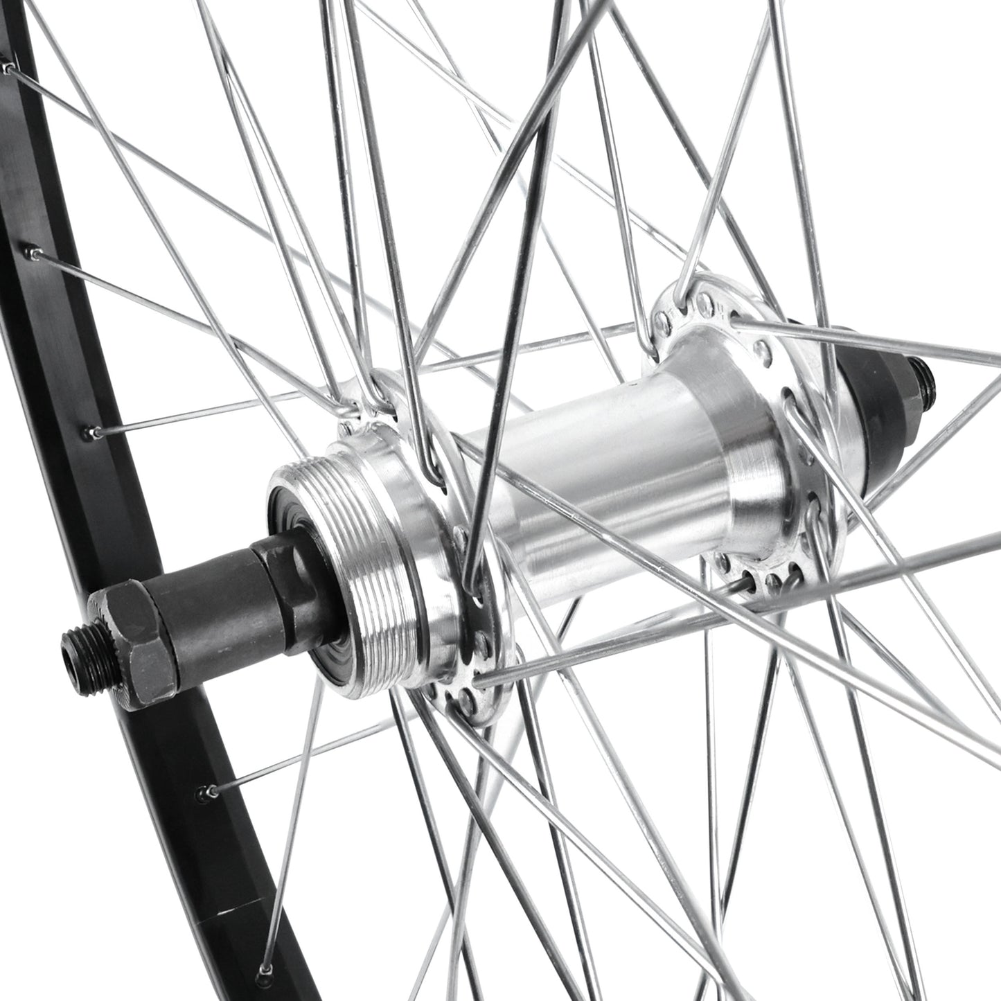 Roue VTC Vélox patin blocage 700 alu arrière roue libre 7-5V