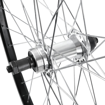 Roue VTC Vélox patin blocage 700 alu arrière roue libre 7-5V