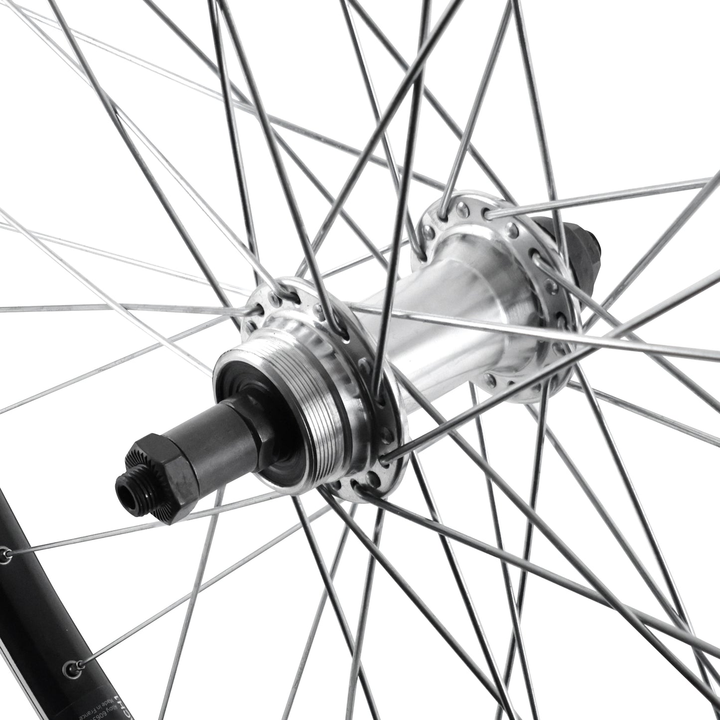 Roue VTC Vélox VAE patin blocage 700 alu arrière roue libre