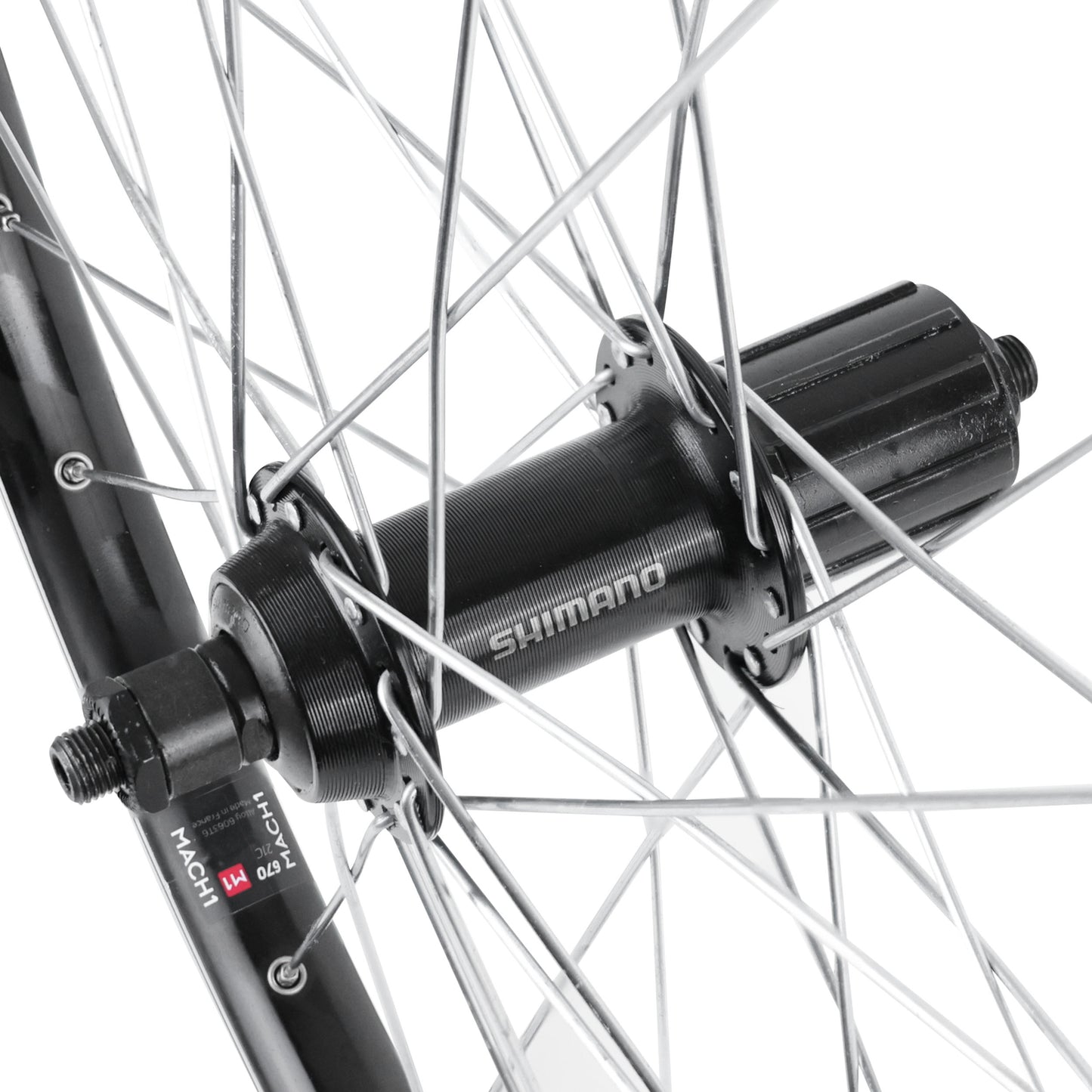 Roue VTT Vélox patin blocage 26 M670 Combo Plus arrière