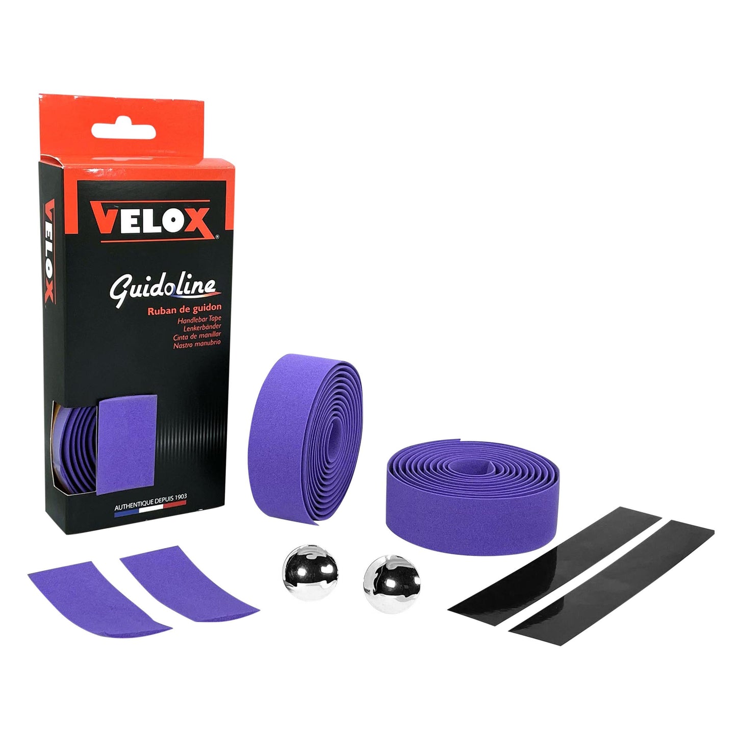 Ruban guidon VELOX Maxi Cork violet